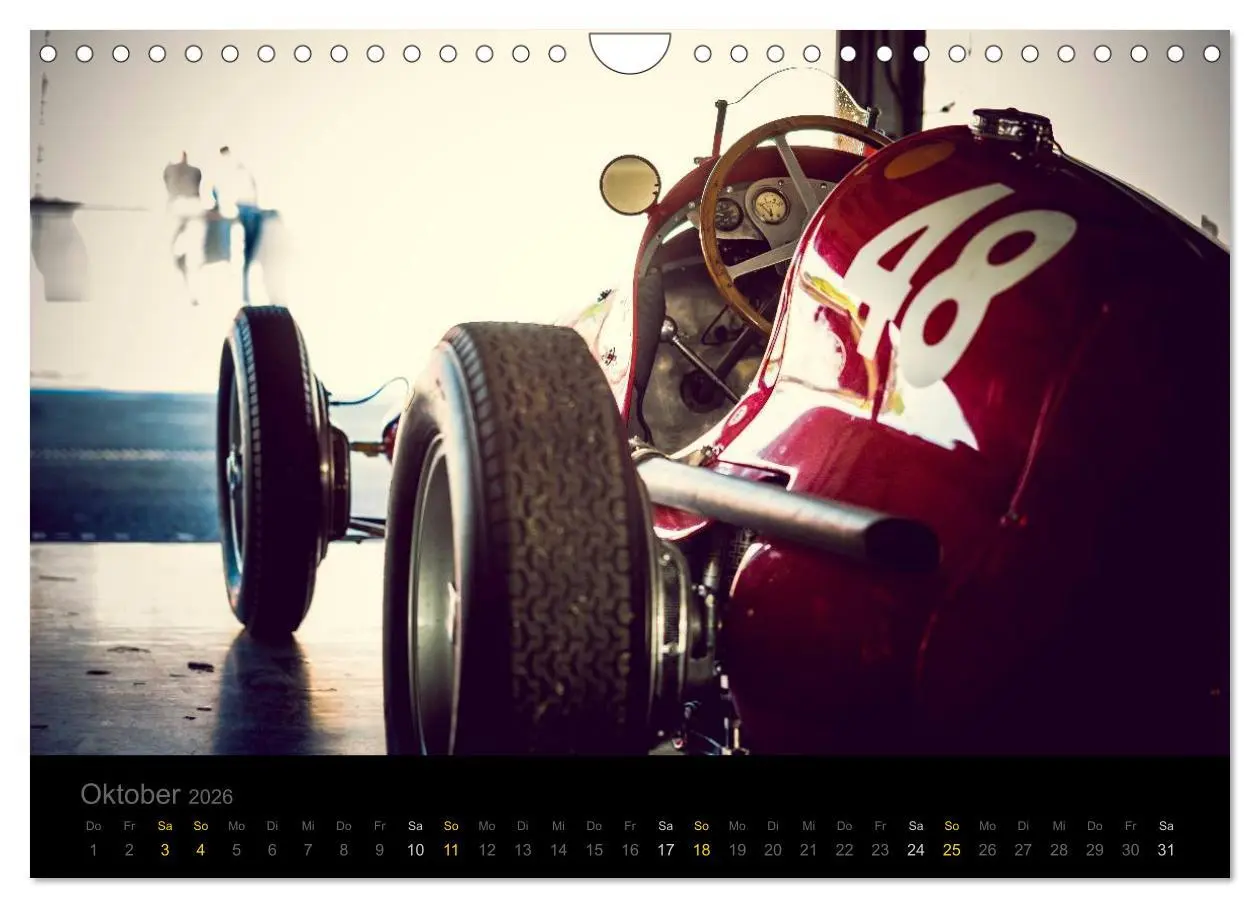 Bild: 9783457954294 | Classic Maserati Racing (Wandkalender 2026 DIN A4 quer), CALVENDO...