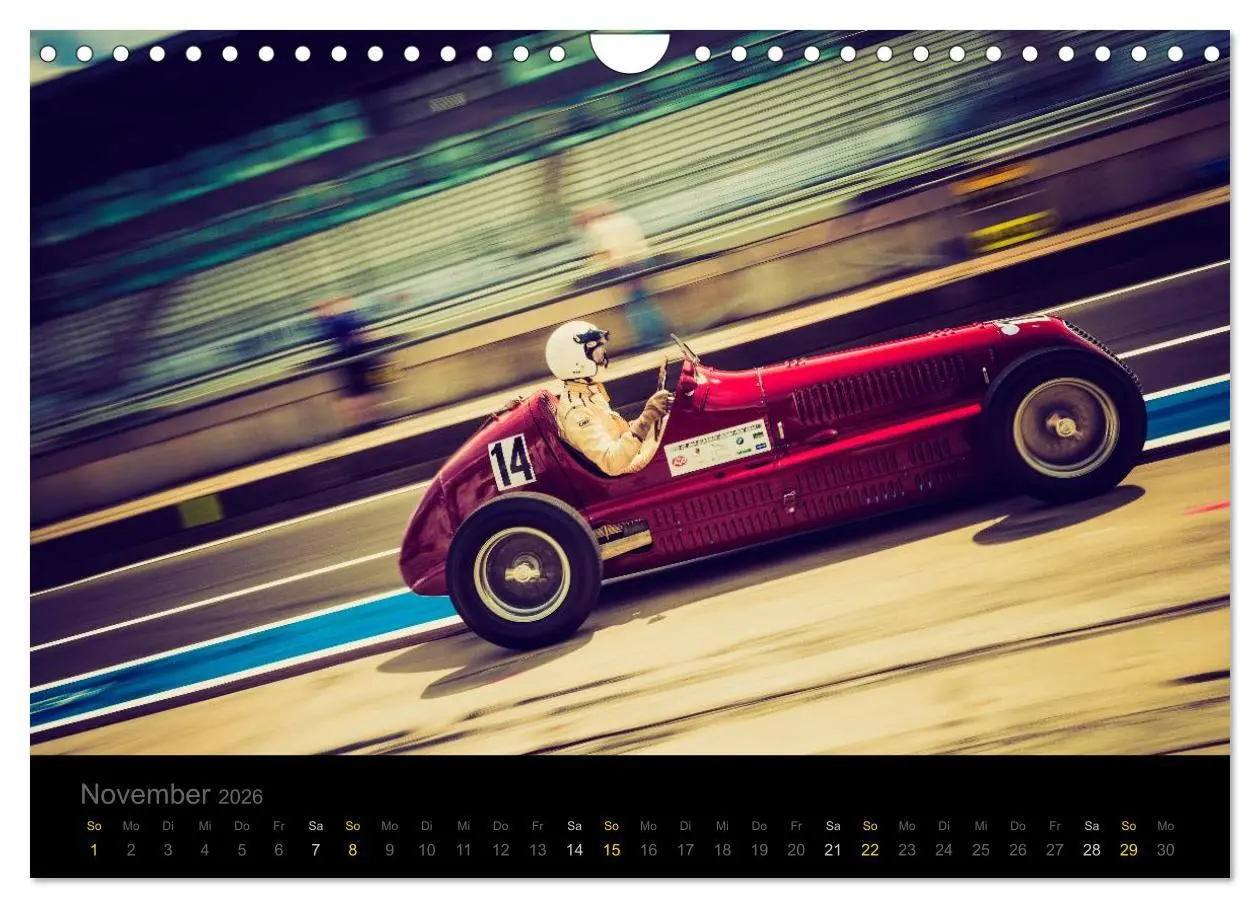 Bild: 9783457954294 | Classic Maserati Racing (Wandkalender 2026 DIN A4 quer), CALVENDO...
