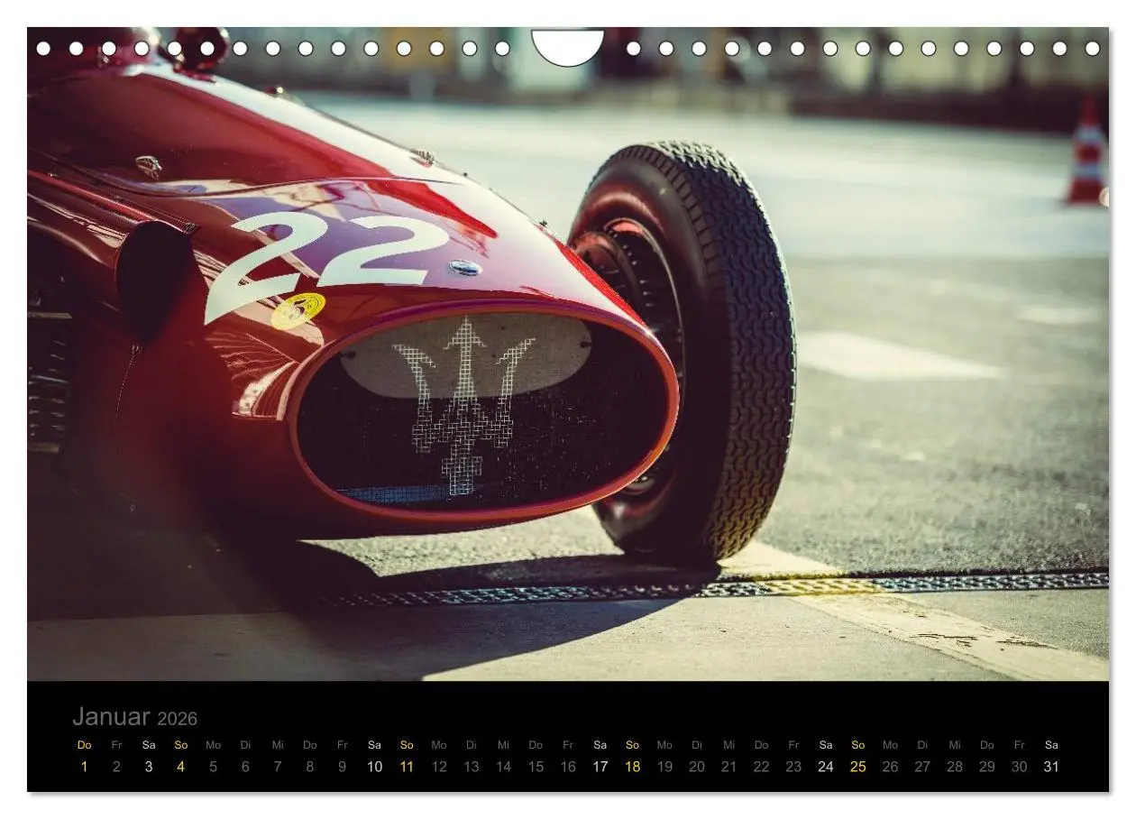 Bild: 9783457954294 | Classic Maserati Racing (Wandkalender 2026 DIN A4 quer), CALVENDO...
