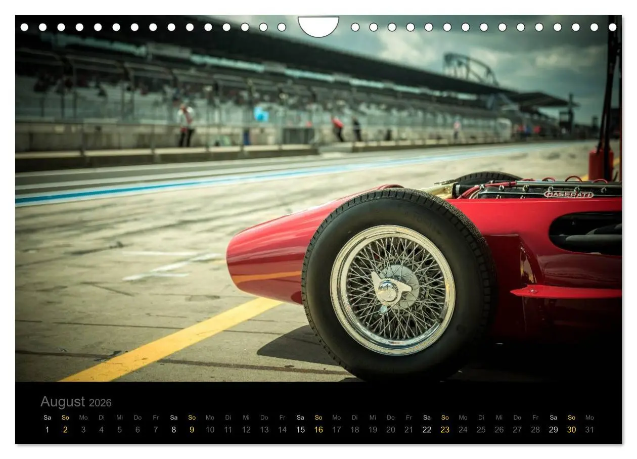 Bild: 9783457954294 | Classic Maserati Racing (Wandkalender 2026 DIN A4 quer), CALVENDO...