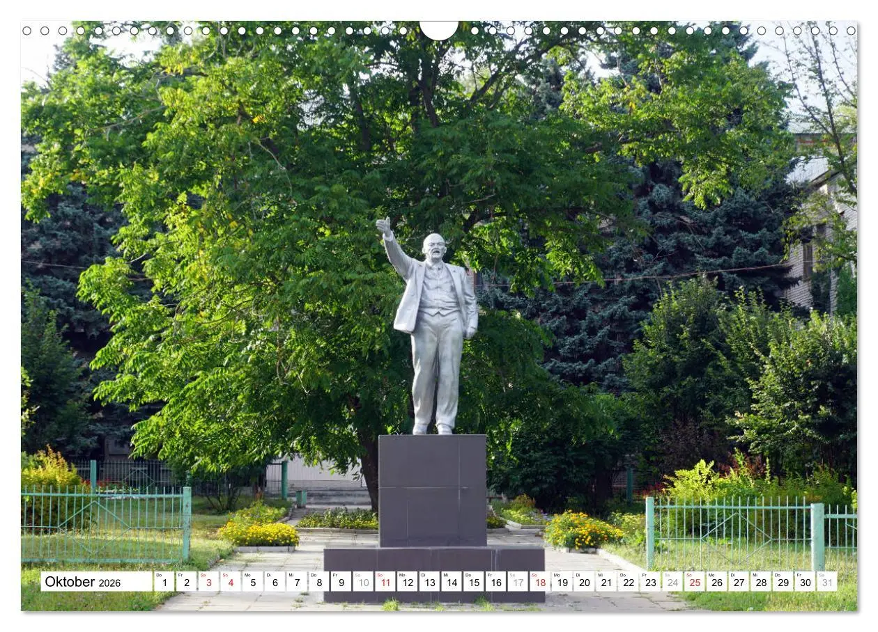 Bild: 9783516044294 | LENIN LEBT - Bilder einer Ikone (Wandkalender 2026 DIN A3 quer),...