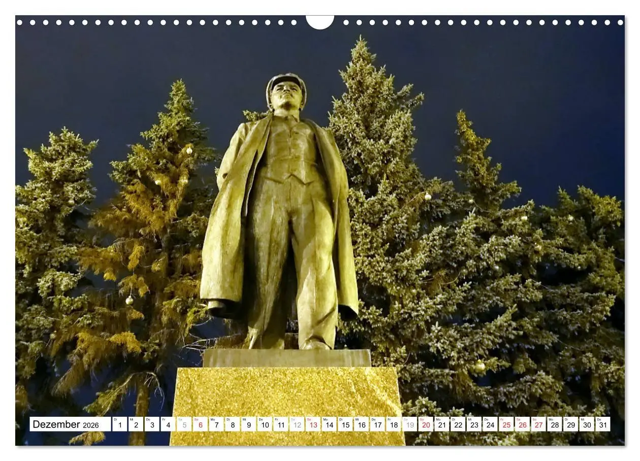 Bild: 9783516044294 | LENIN LEBT - Bilder einer Ikone (Wandkalender 2026 DIN A3 quer),...