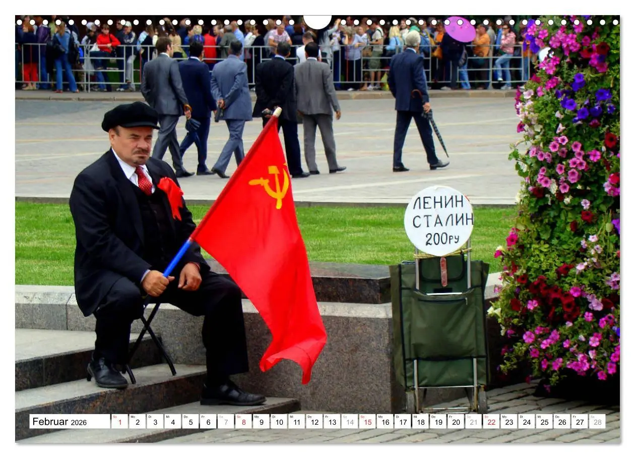 Bild: 9783516044294 | LENIN LEBT - Bilder einer Ikone (Wandkalender 2026 DIN A3 quer),...