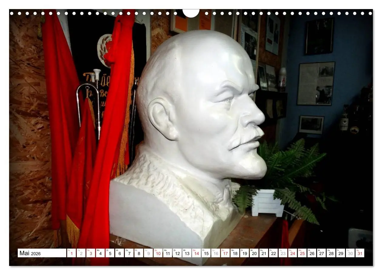 Bild: 9783516044294 | LENIN LEBT - Bilder einer Ikone (Wandkalender 2026 DIN A3 quer),...