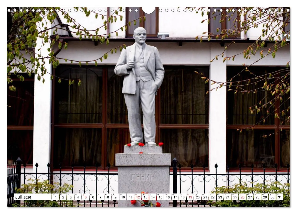 Bild: 9783516044294 | LENIN LEBT - Bilder einer Ikone (Wandkalender 2026 DIN A3 quer),...