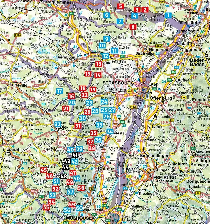 Bild: 9783763314294 | ROTHER Wanderführer Vogesen. 60 Touren zu Panoramagipfeln, Felsen,...