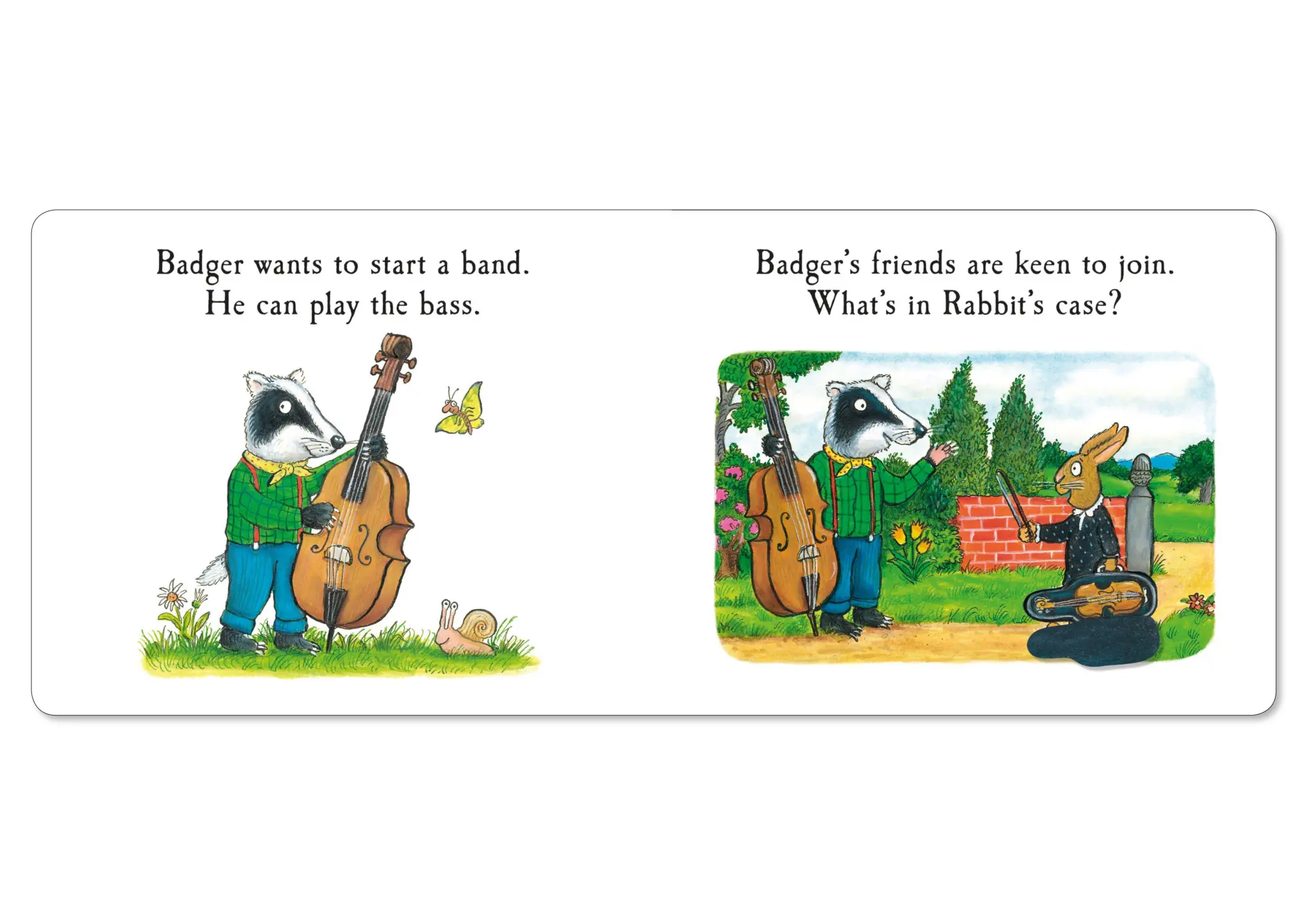 Bild: 9781529034394 | Badger's Band | A Lift-the-flap Story | Julia Donaldson | Buch | 12 S.