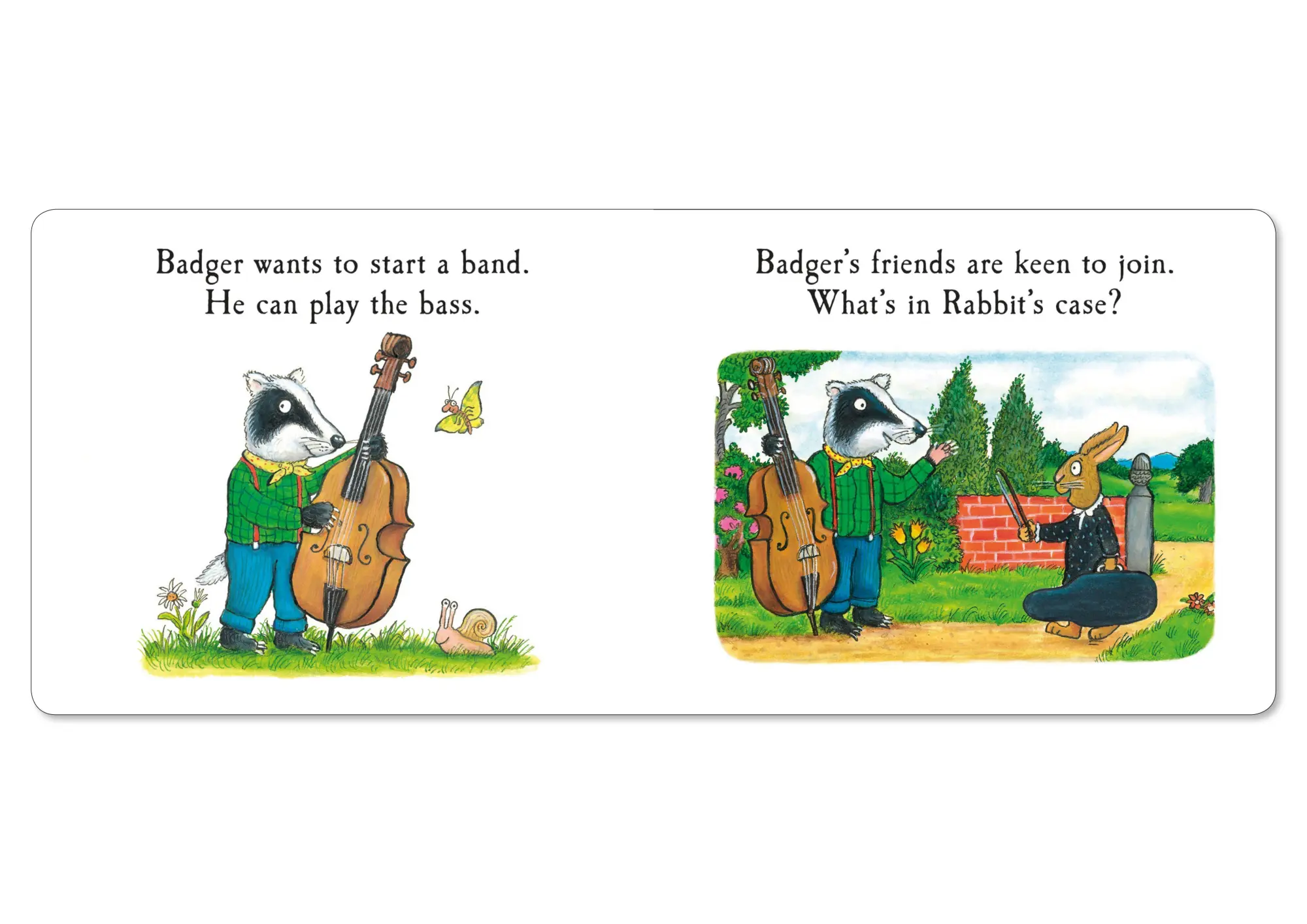 Bild: 9781529034394 | Badger's Band | A Lift-the-flap Story | Julia Donaldson | Buch | 12 S.