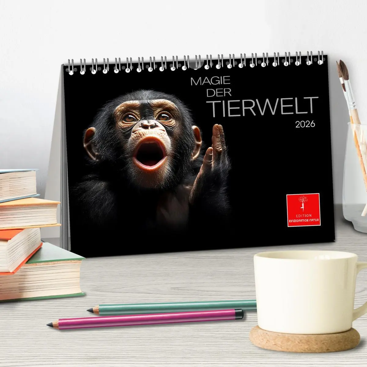 Bild: 9783457324394 | Magie der Tierwelt (Tischkalender 2026 DIN A5 quer), CALVENDO...