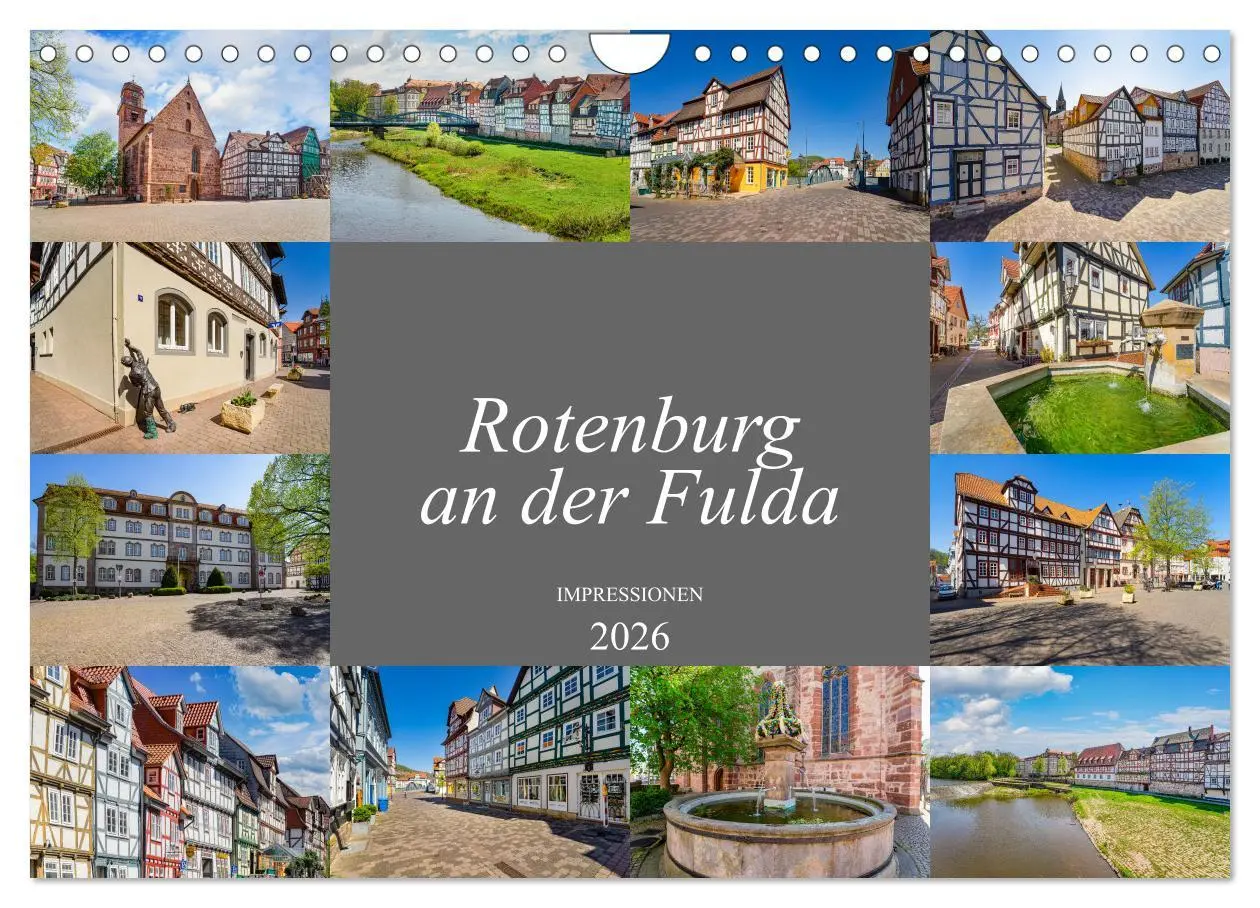 Cover: 9783457634394 | Rotenburg an der Fulda Impressionen (Wandkalender 2026 DIN A4...