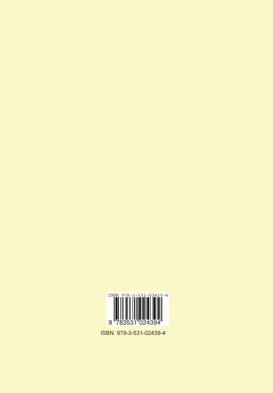Rückseite: 9783531024394 | Beuluntersuchungen an hyperbolischen Rotationsschalen | Wolfgang Zerna