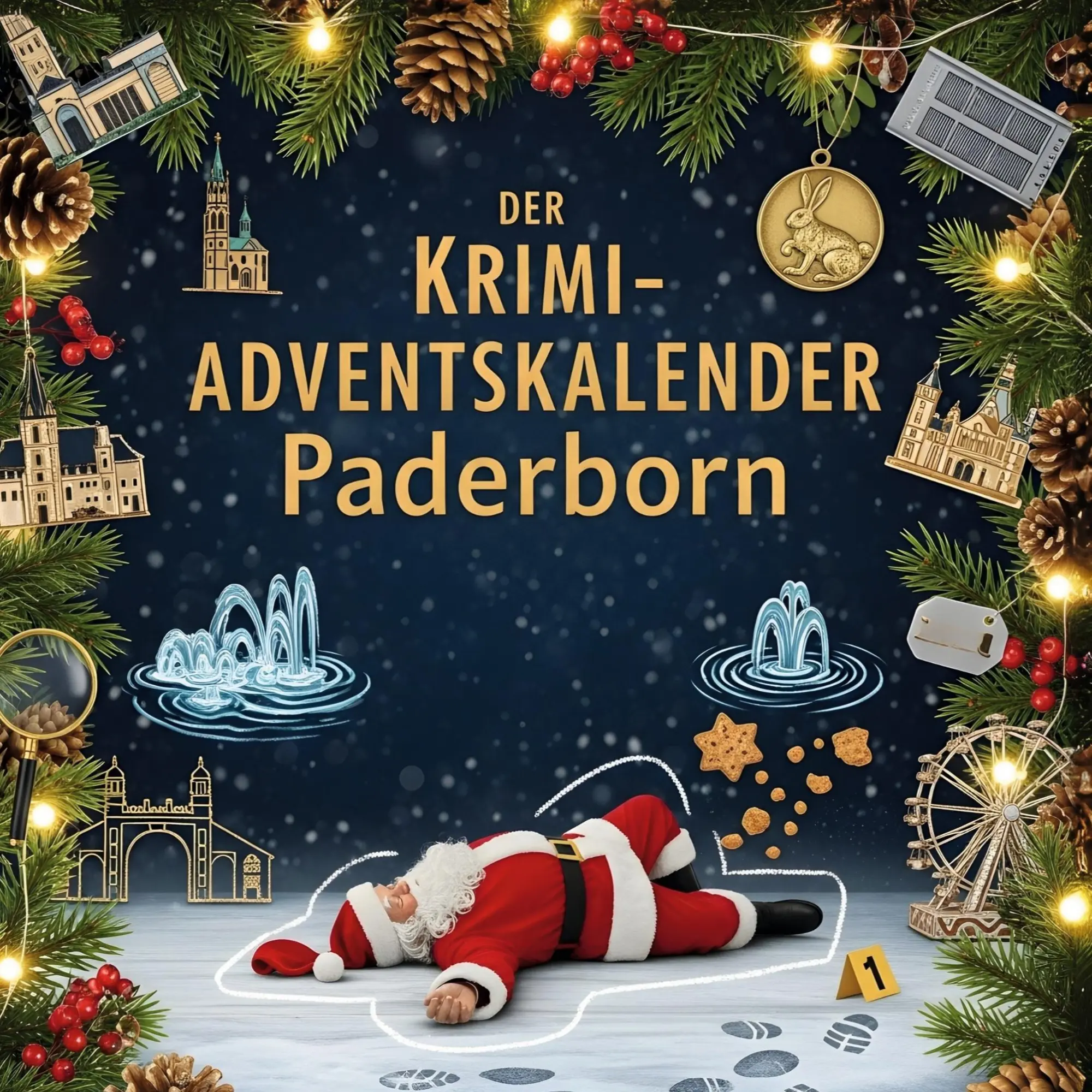 Cover: 9783695304394 | Der Krimi-Adventskalender Paderborn | Mordsverdächtig in 24 Akten