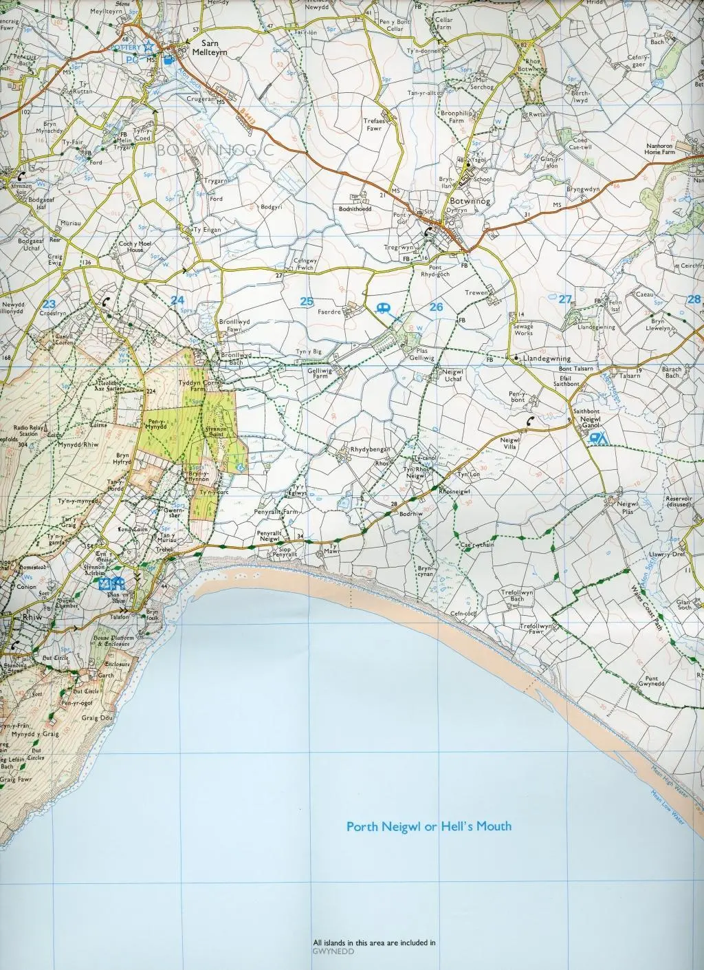 Bild: 9780319244494 | Lleyn Peninsula West | Ordnance Survey | (Land-)Karte | Englisch