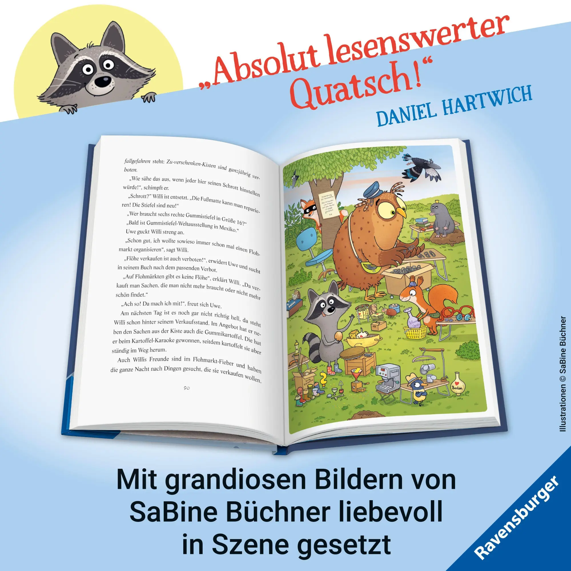 Bild: 9783473464494 | Waschbär Willi Wunderquatsch - Der Salat aus dem Weltall und noch...