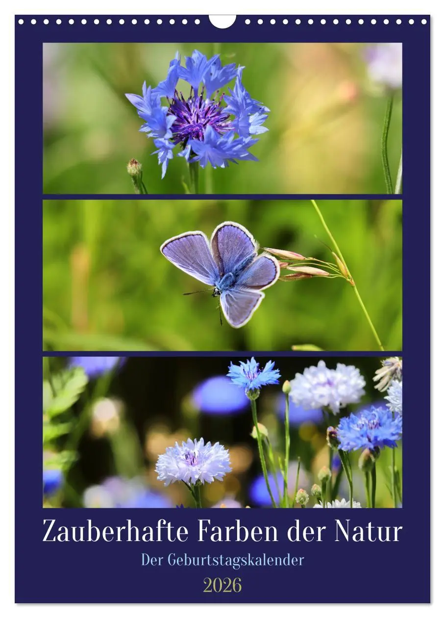Cover: 9783516334494 | Zauberhafte Farben der Natur (Wandkalender 2026 DIN A3 hoch),...