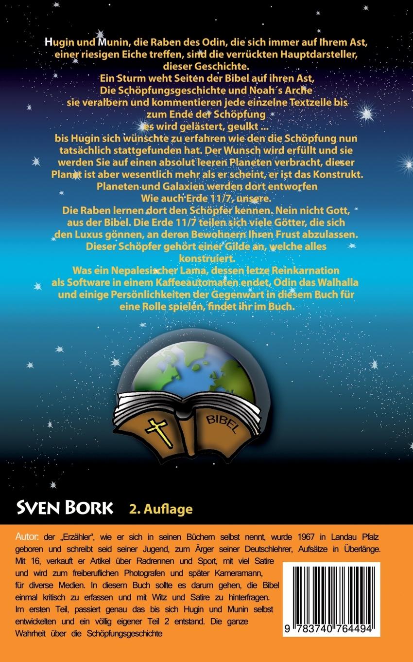 Rückseite: 9783740764494 | Die Bibel auf dem Giebel | Hugin und Munin die Raben Odins | Sven Bork
