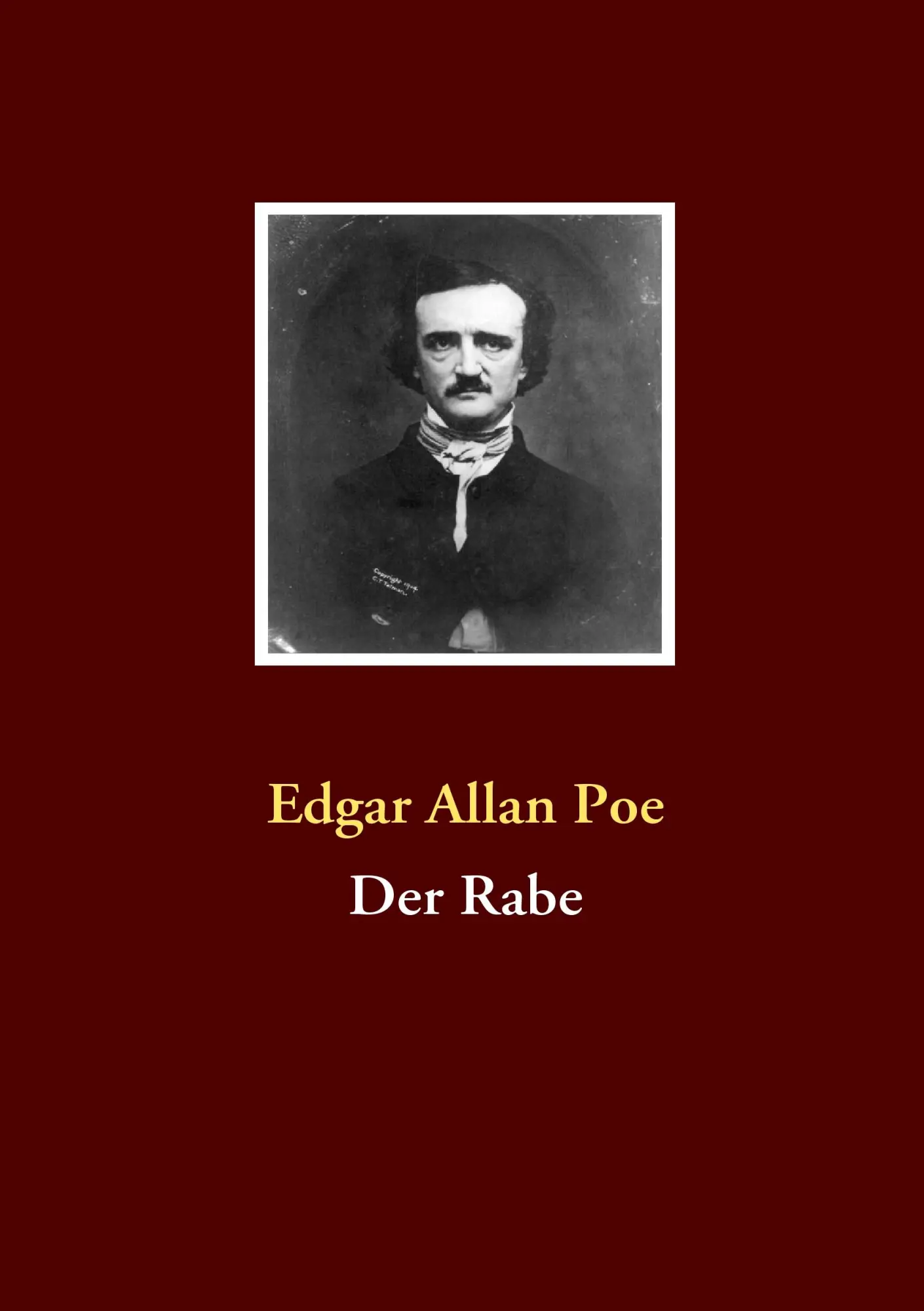 Cover: 9783837024494 | Der Rabe | Edition Edgar Allan Poe | Edgar Allan Poe | Taschenbuch