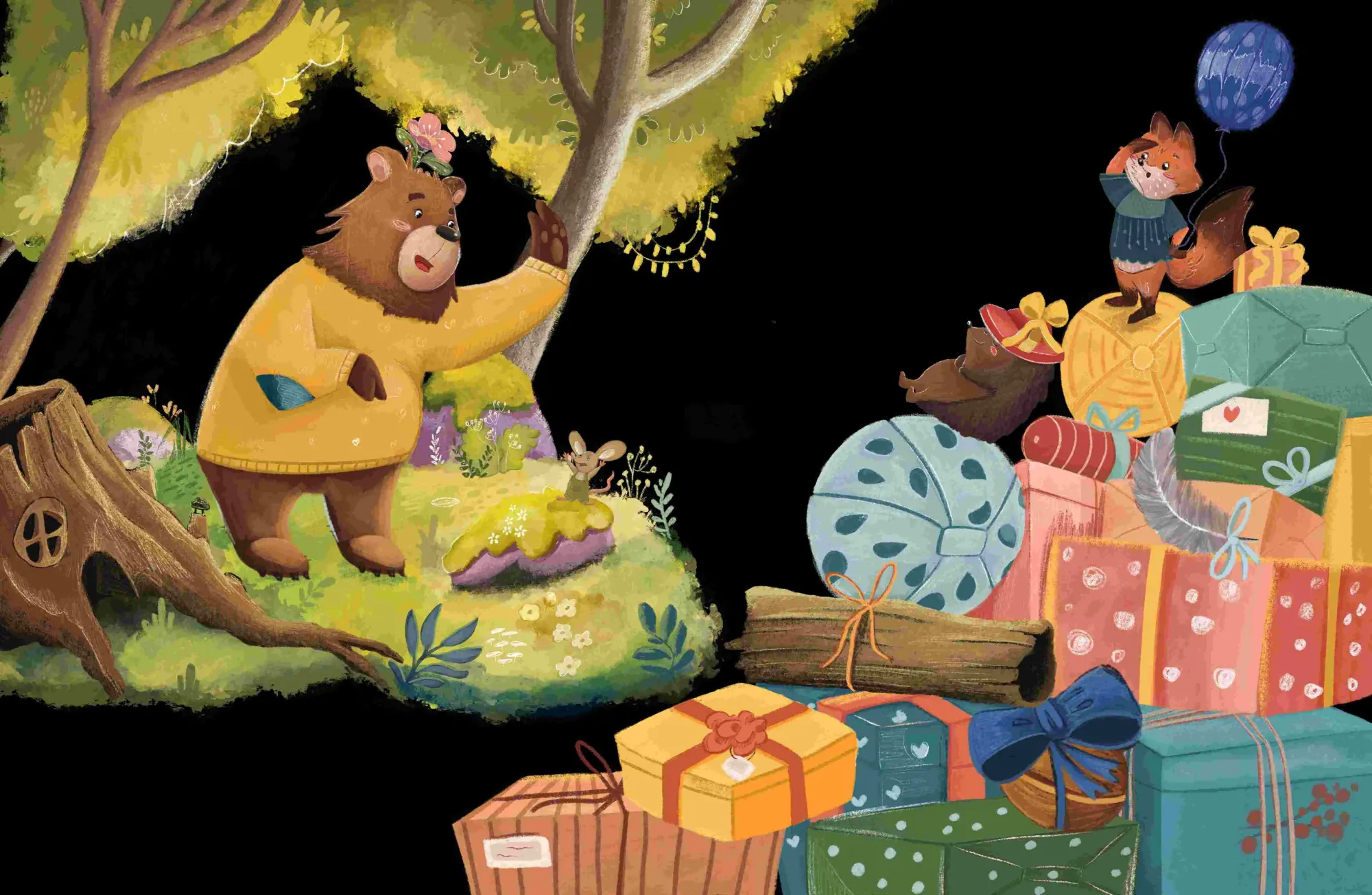 Bild: 9783949514494 | Der Bär hat heute Lust zu feiern - Today, The Bear Wants to Party