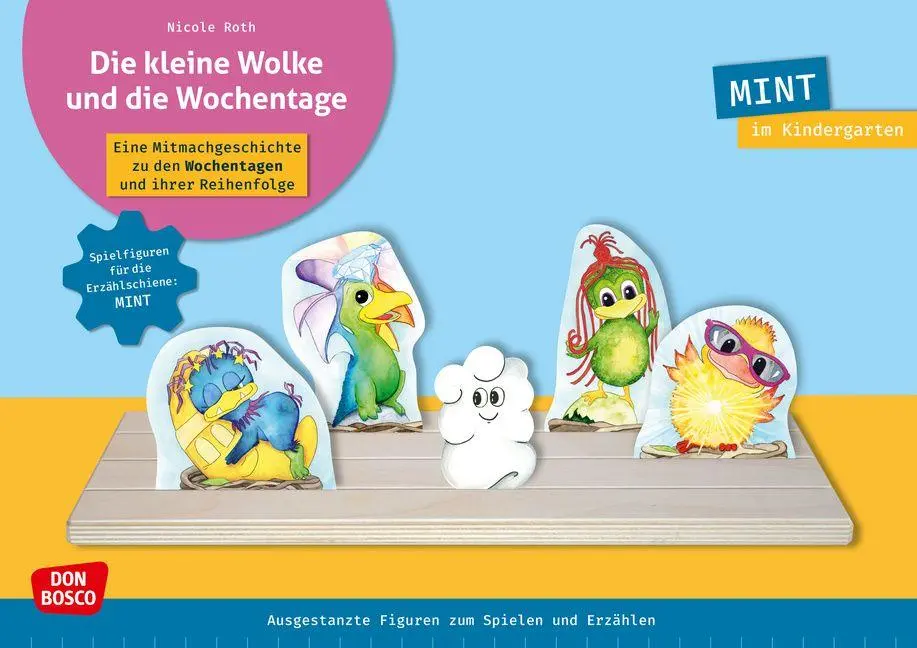 Cover: 4260694924594 | Die kleine Wolke und die Wochentage. Erzählschienen-Figurenset | Roth