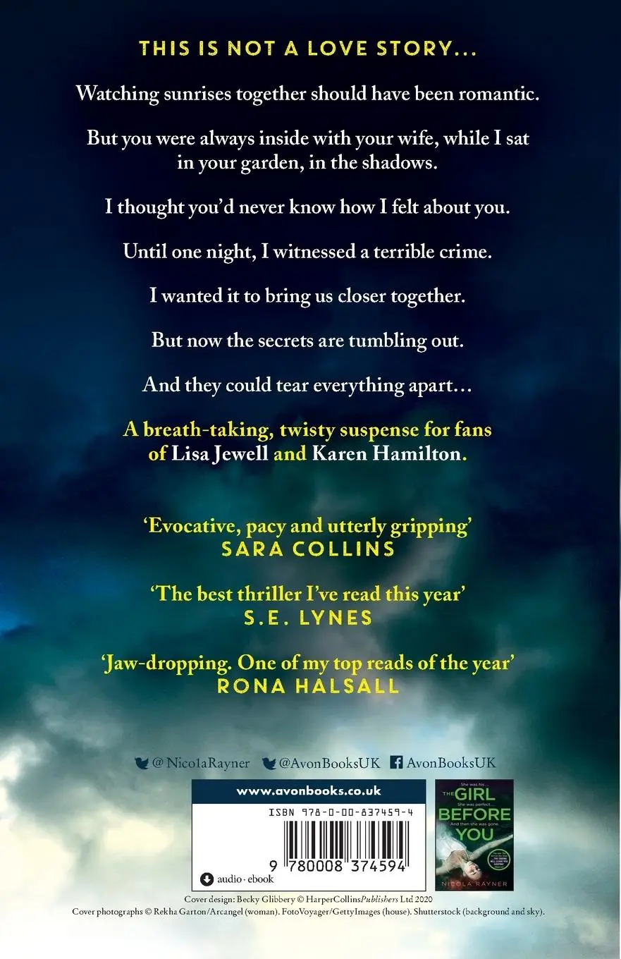 Rückseite: 9780008374594 | You and Me | Nicola Rayner | Taschenbuch | Englisch | 2020 | Avon