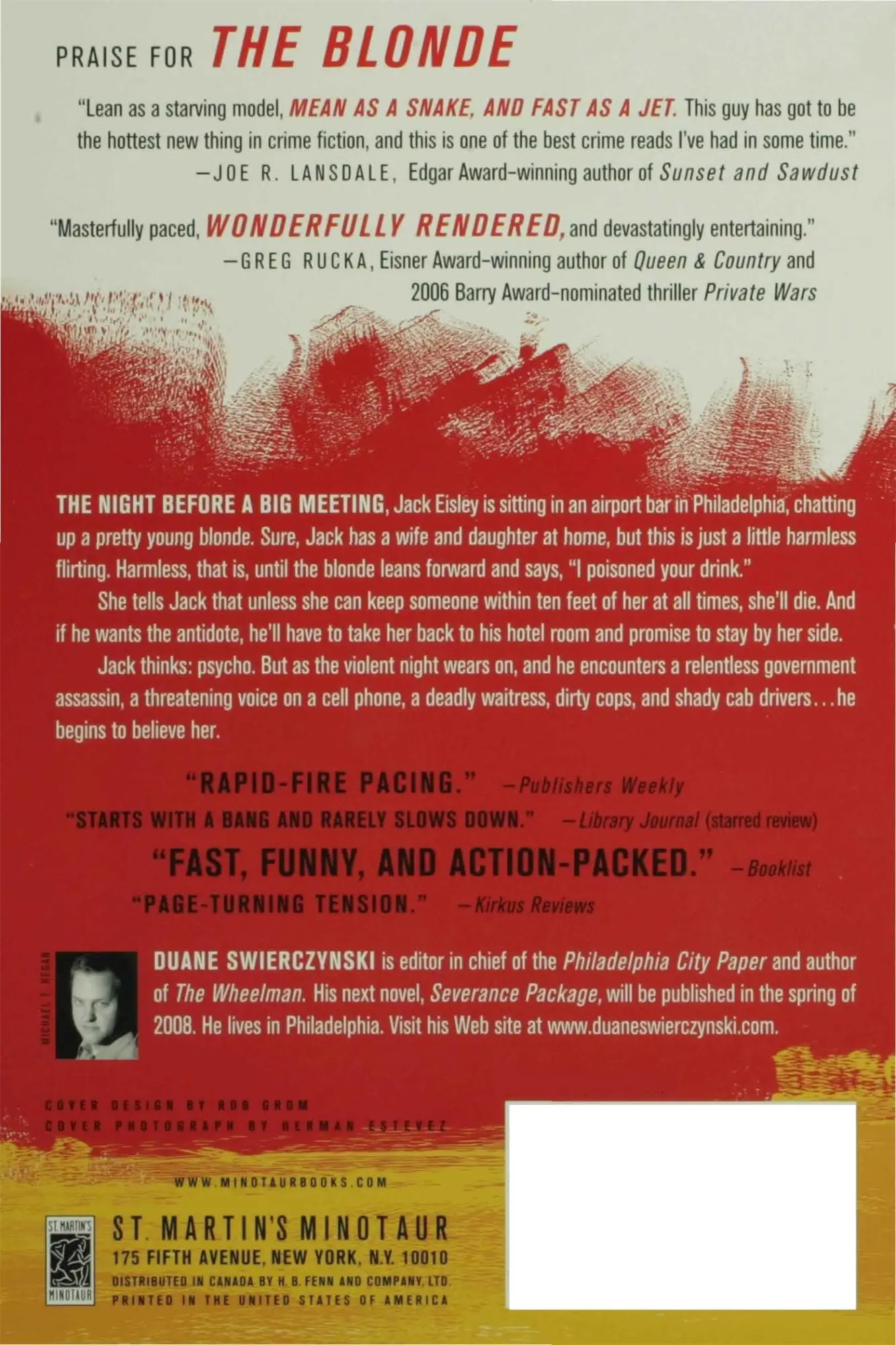 Rückseite: 9780312374594 | The Blonde | Duane Swierczynski | Taschenbuch | Englisch | 2007