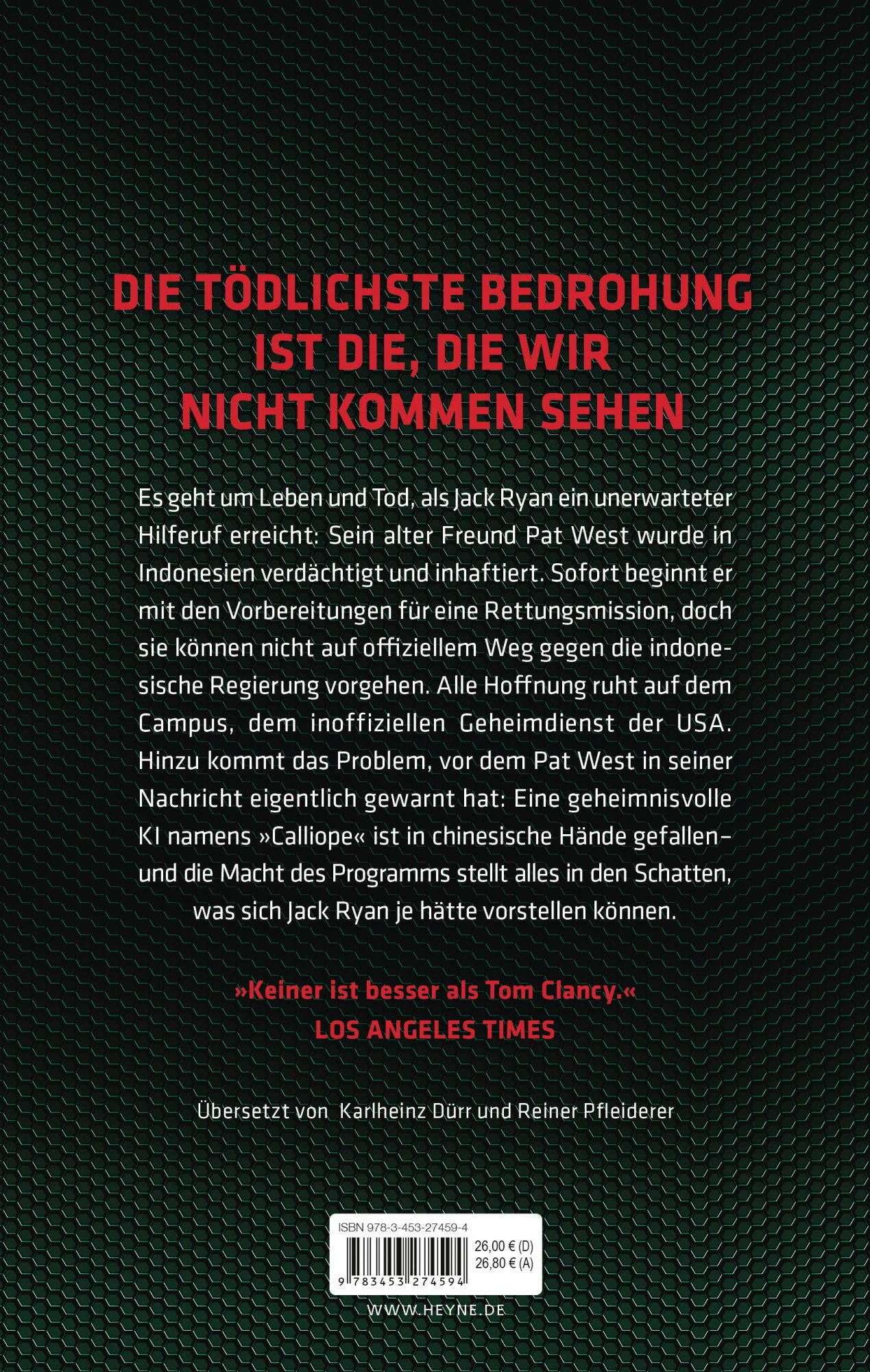 Bild: 9783453274594 | Gefahr im Verzug | Thriller | Tom Clancy (u. a.) | Buch | Jack Ryan
