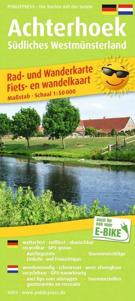 Cover: 9783747304594 | Publicpress Rad- und Wanderkarte Achterhoek, Südliches...