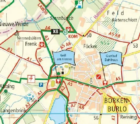 Bild: 9783747304594 | Publicpress Rad- und Wanderkarte Achterhoek, Südliches...