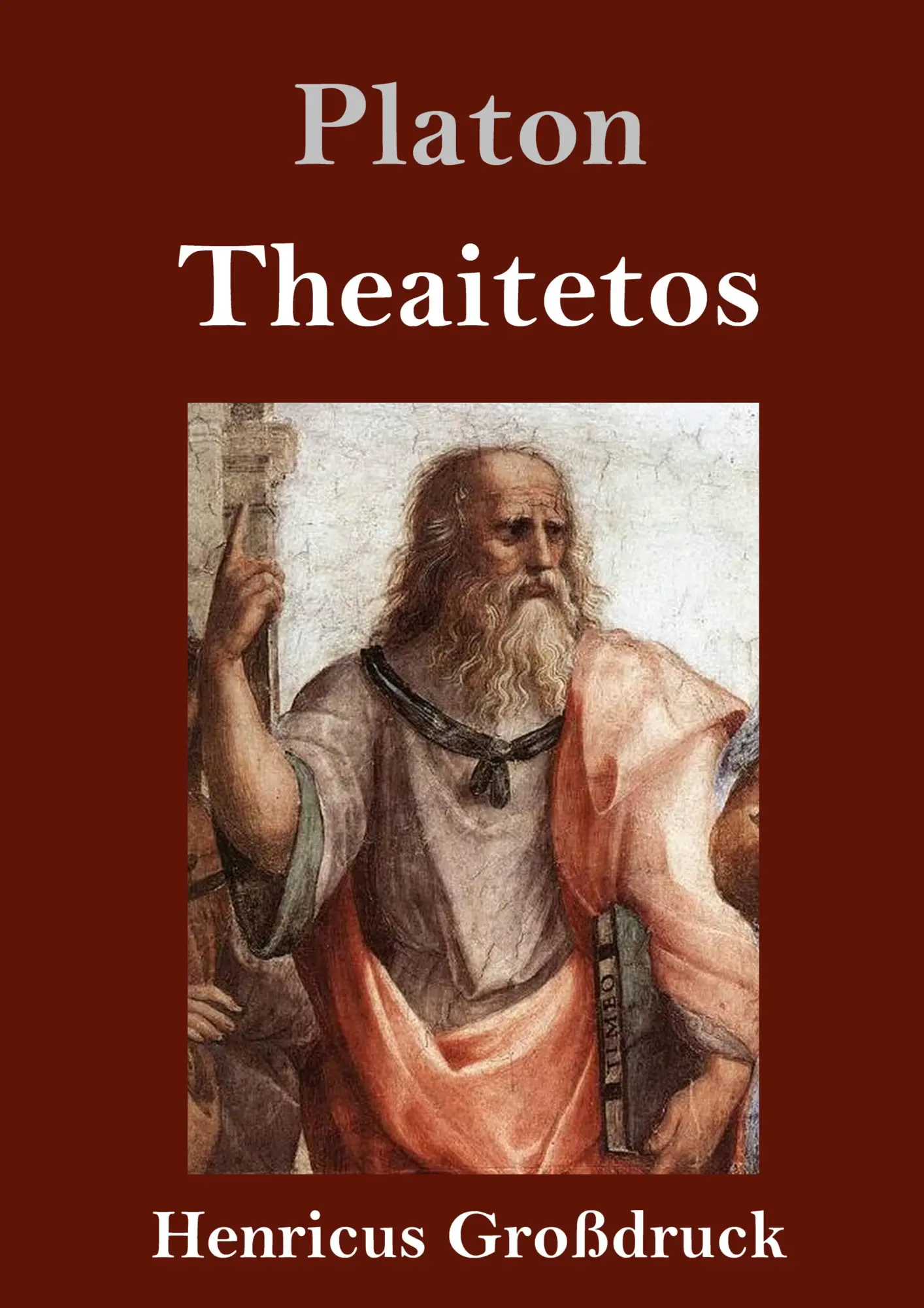 Cover: 9783847844594 | Theaitetos (Großdruck) | Platon | Buch | 124 S. | Deutsch | 2020