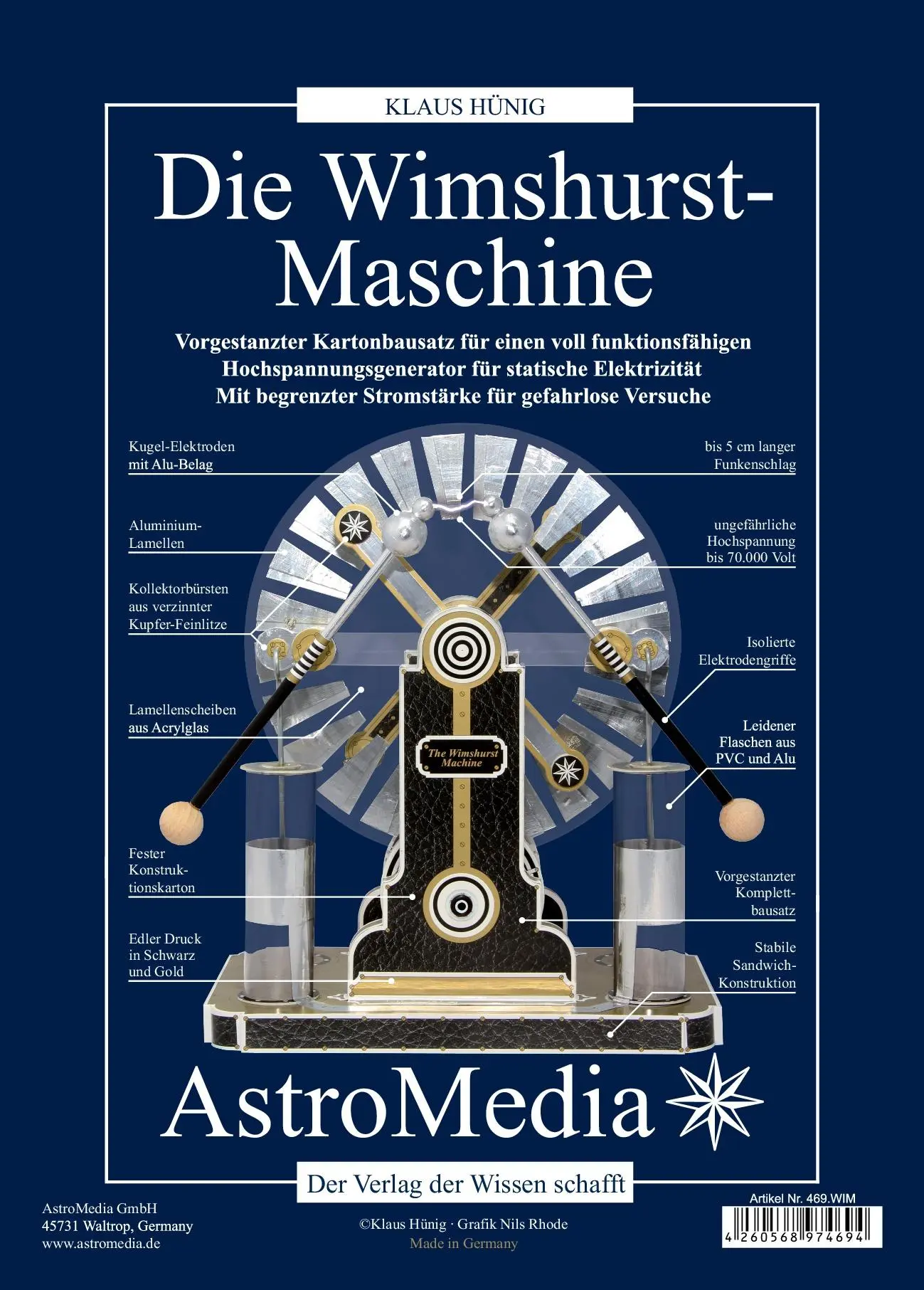 Cover: 4260568974694 | Die Wimshurst-Maschine | Klaus Hünig | Deutsch | 2020