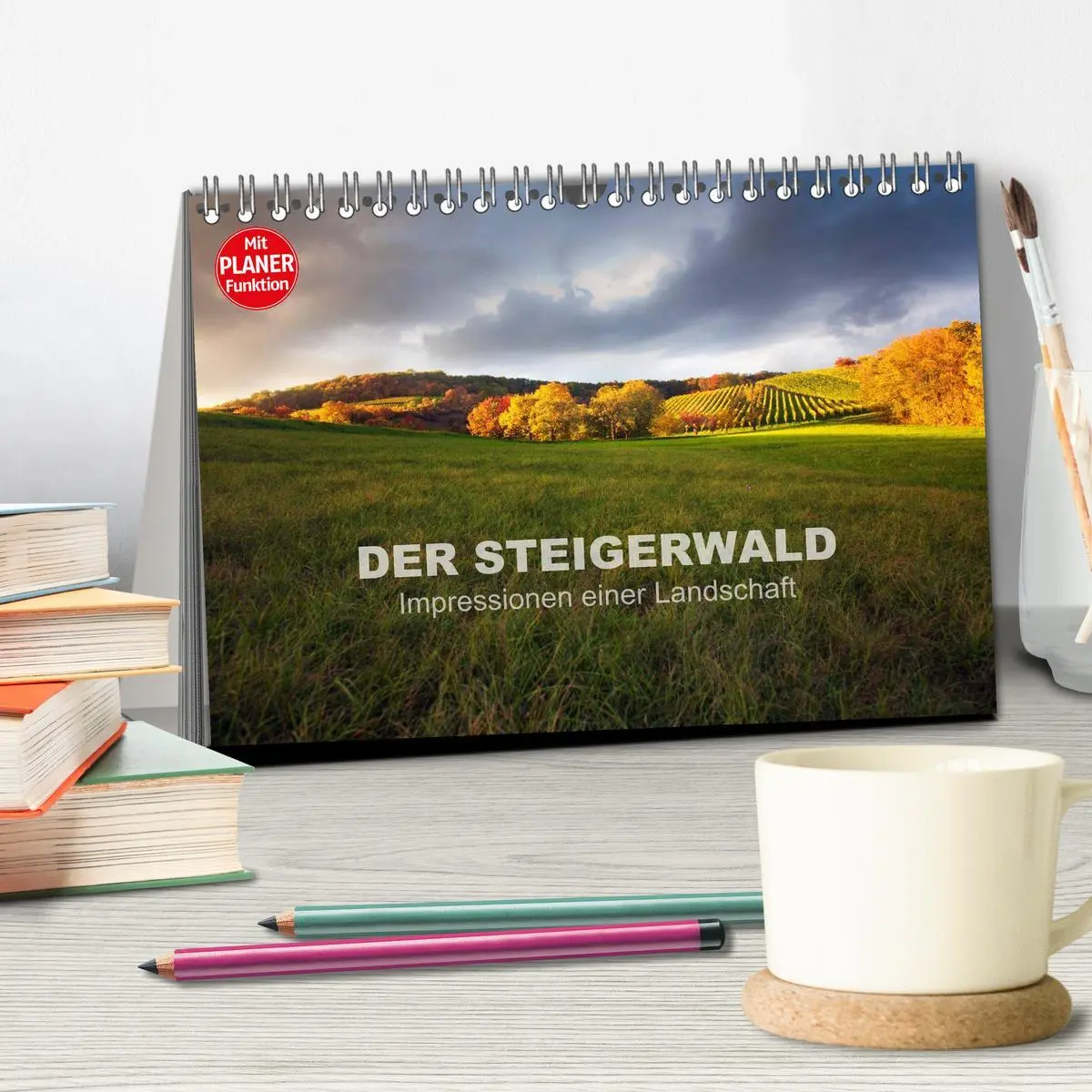 Bild: 9783516004694 | DER STEIGERWALD - Impressionen einer Landschaft (Tischkalender 2026...