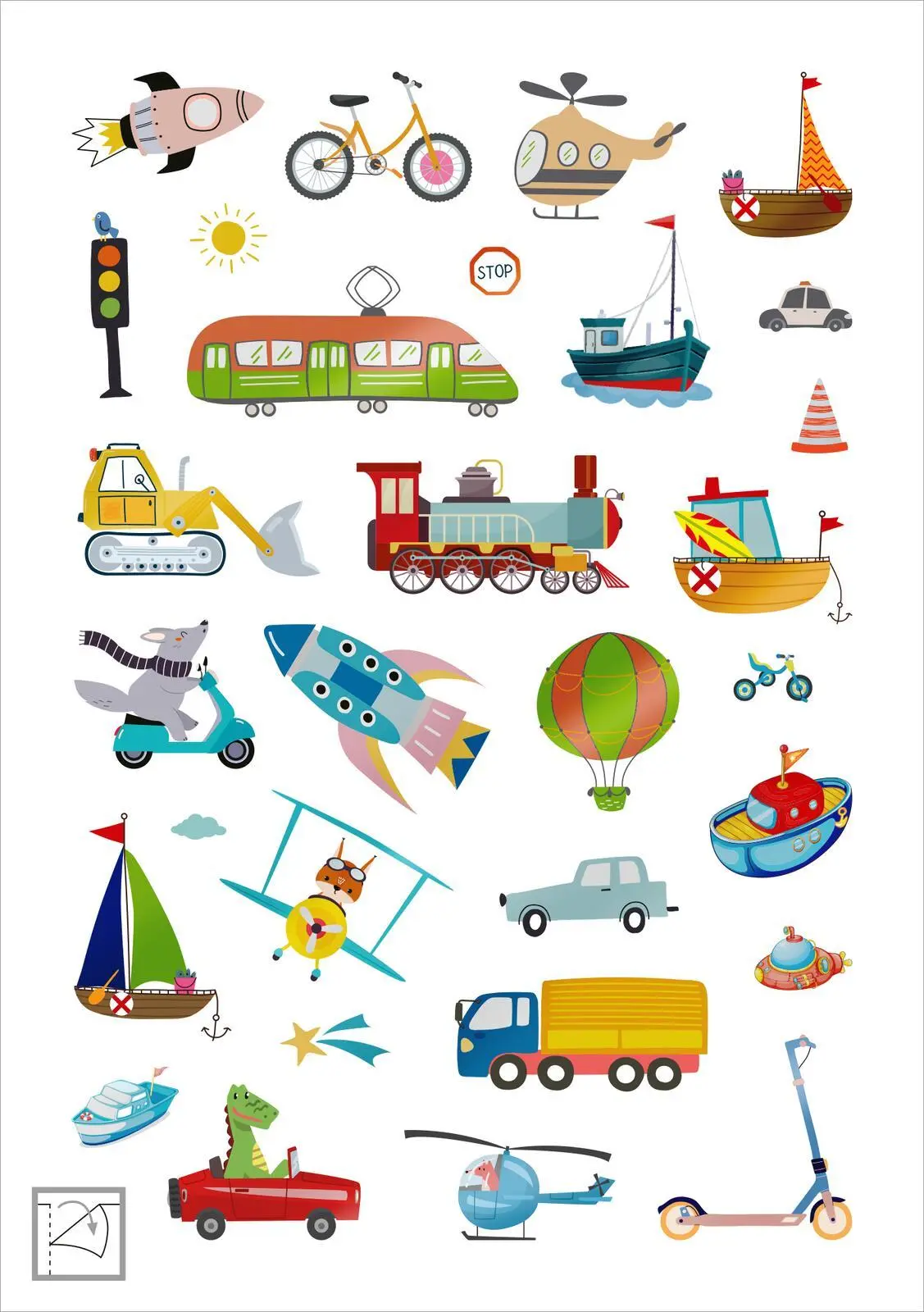 Bild: 4014489134794 | Glanz-Sticker Fahrzeuge | Über 200 schillernde Sticker | 16 S. | 2025