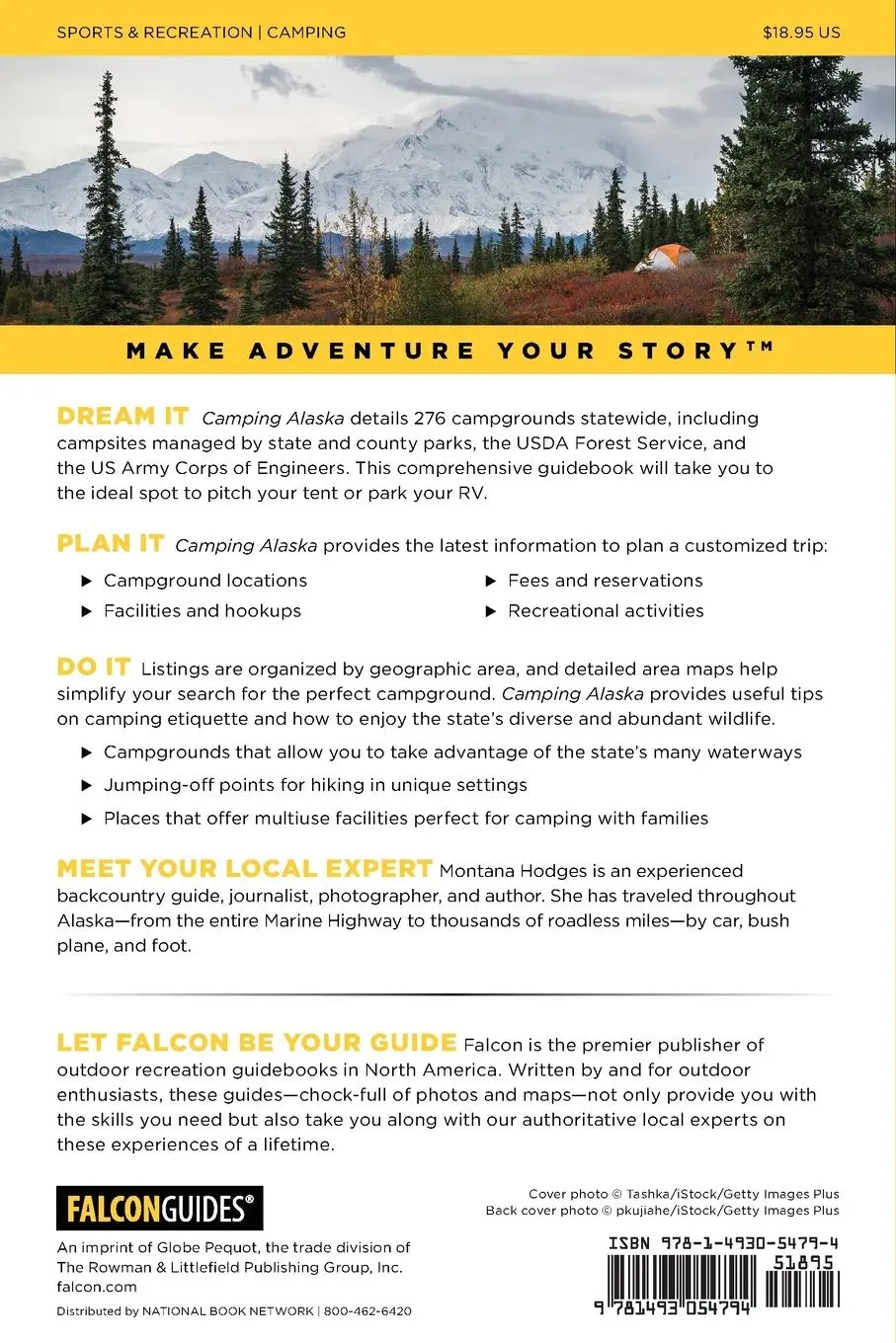 Rückseite: 9781493054794 | Camping Alaska | Montana Hodges | Taschenbuch | Englisch | 2022