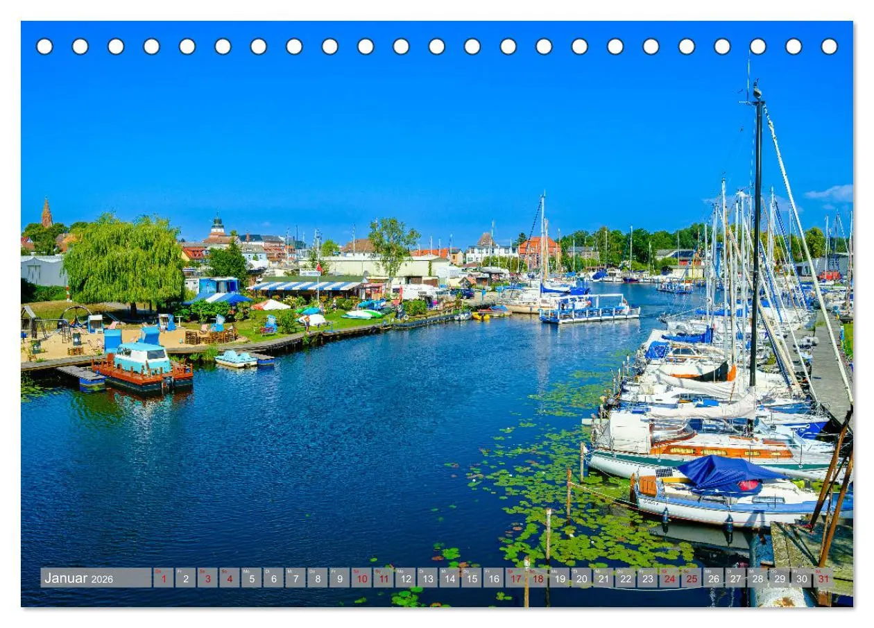 Bild: 9783457384794 | Ein Blick auf Ueckermünde (Tischkalender 2026 DIN A5 quer),...