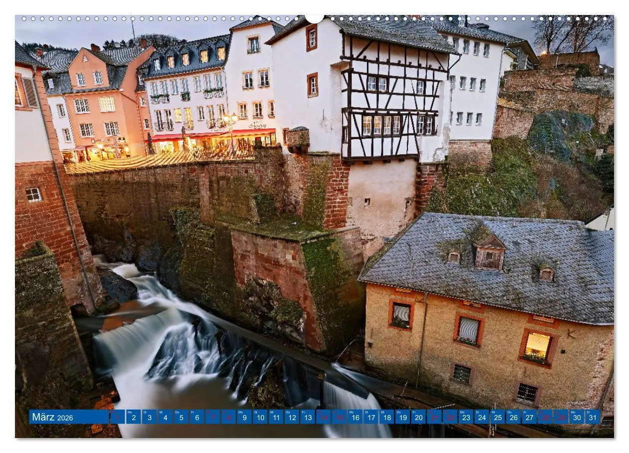 Bild: 9783457454794 | Idyllisches Saarburg (hochwertiger Premium Wandkalender 2026 DIN A2...