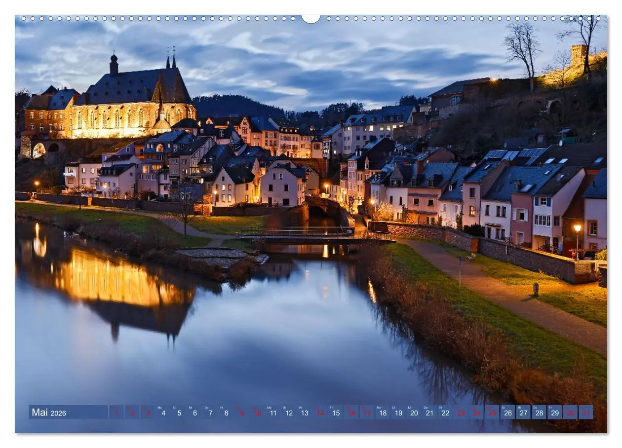 Bild: 9783457454794 | Idyllisches Saarburg (hochwertiger Premium Wandkalender 2026 DIN A2...