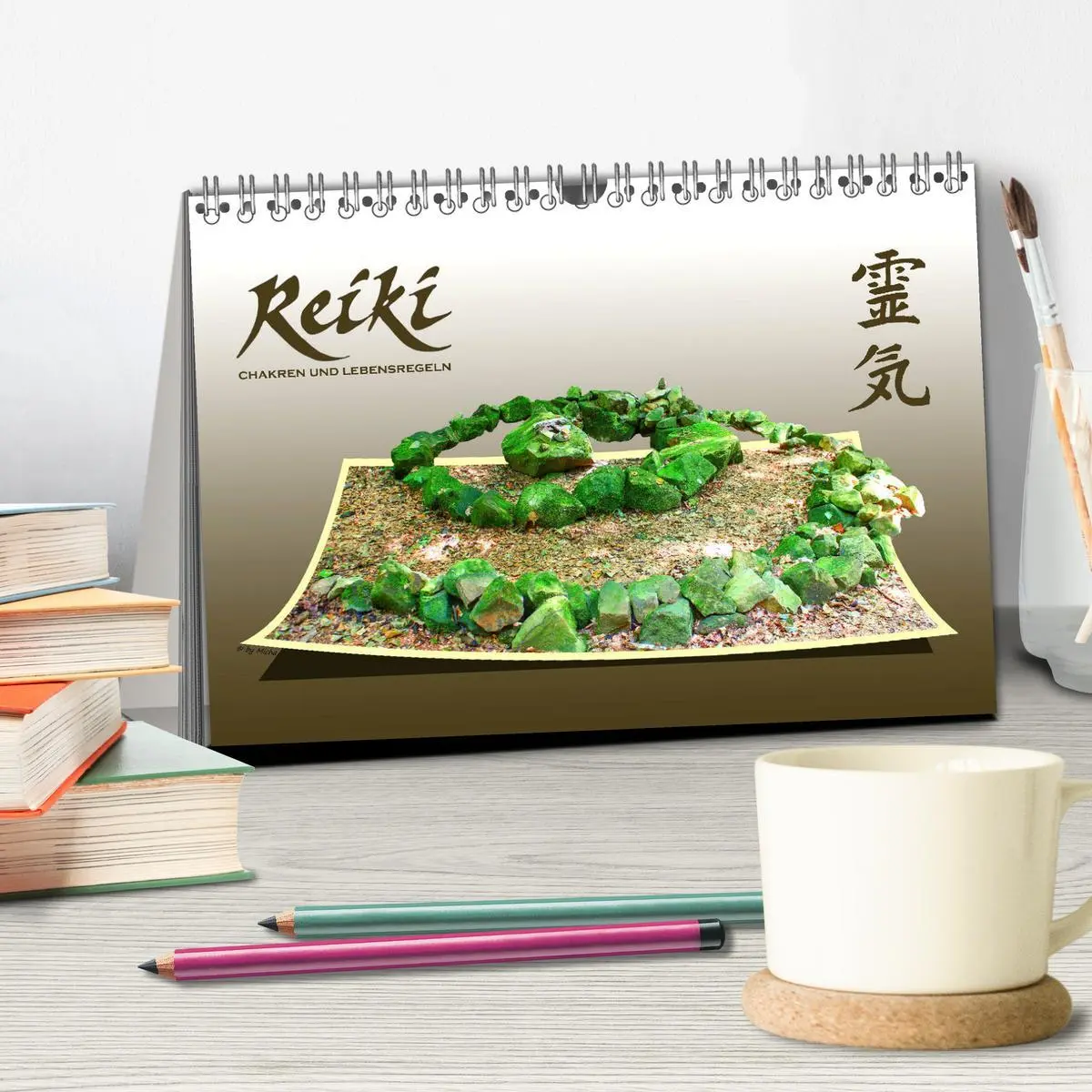 Bild: 9783457834794 | REIKI - Chakren und Lebensregeln (Tischkalender 2026 DIN A5 quer),...