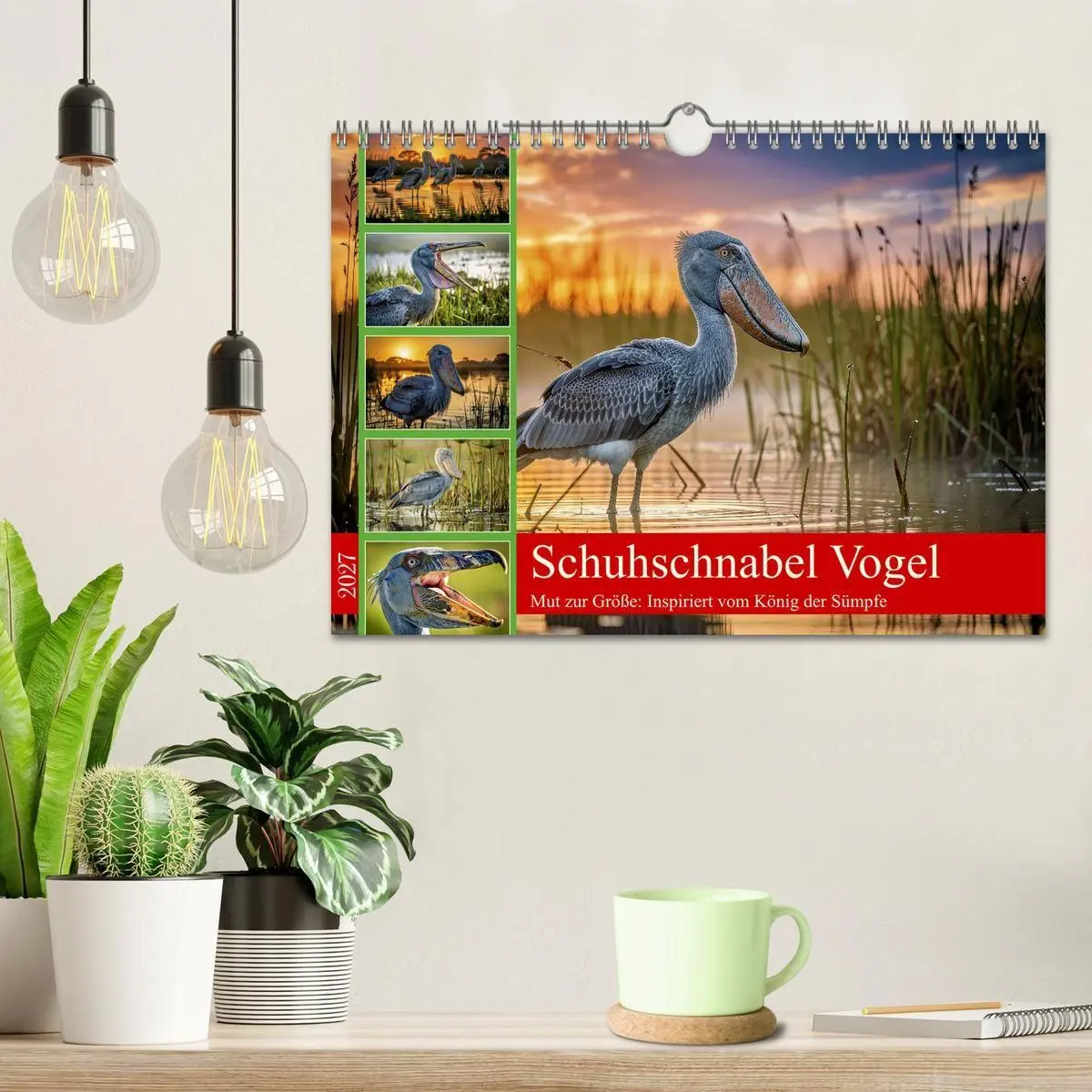 Bild: 9783516784794 | Schuhschnabel Vogel (Wandkalender 2027 DIN A4 quer), CALVENDO...