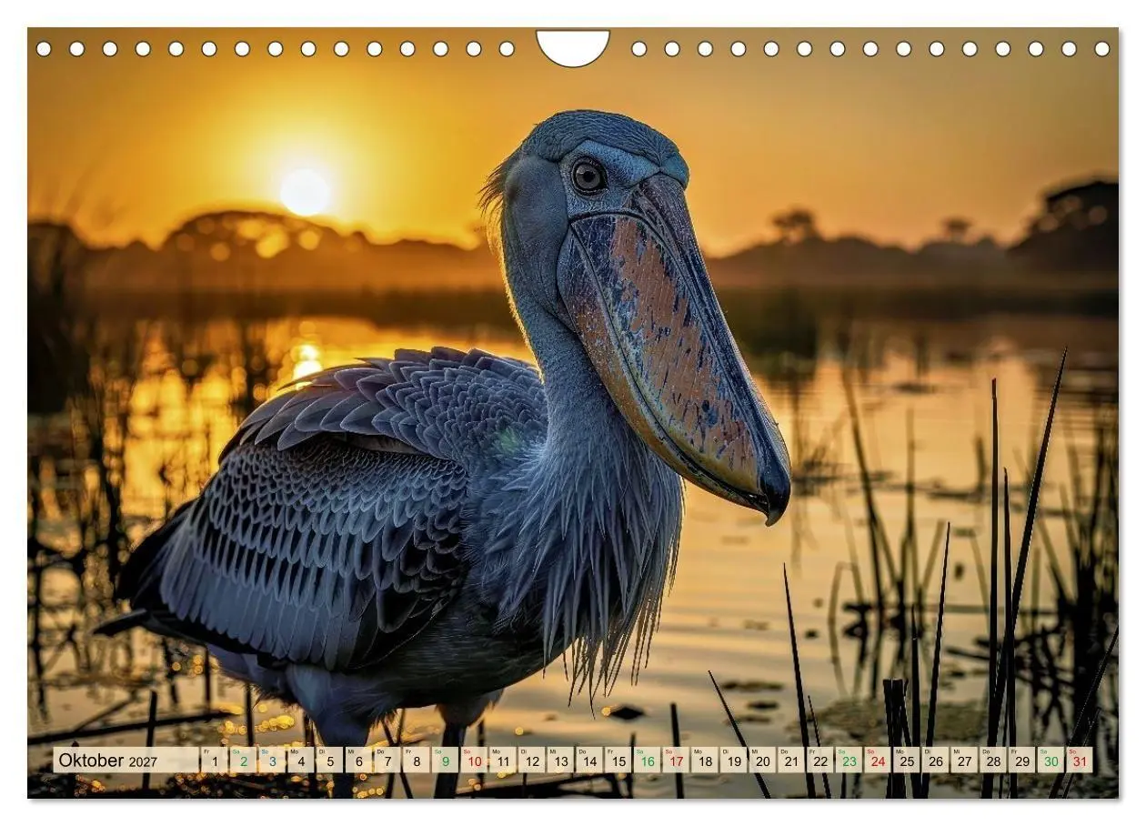 Bild: 9783516784794 | Schuhschnabel Vogel (Wandkalender 2027 DIN A4 quer), CALVENDO...