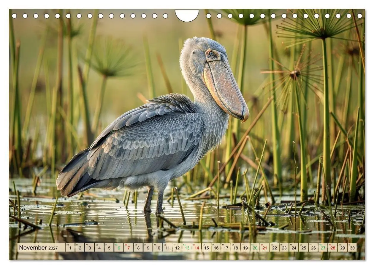 Bild: 9783516784794 | Schuhschnabel Vogel (Wandkalender 2027 DIN A4 quer), CALVENDO...