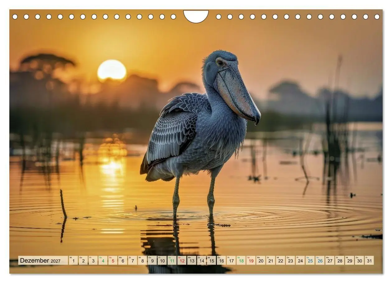 Bild: 9783516784794 | Schuhschnabel Vogel (Wandkalender 2027 DIN A4 quer), CALVENDO...