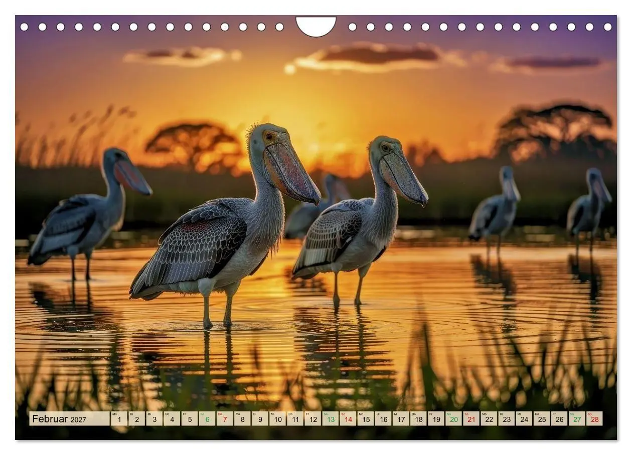 Bild: 9783516784794 | Schuhschnabel Vogel (Wandkalender 2027 DIN A4 quer), CALVENDO...