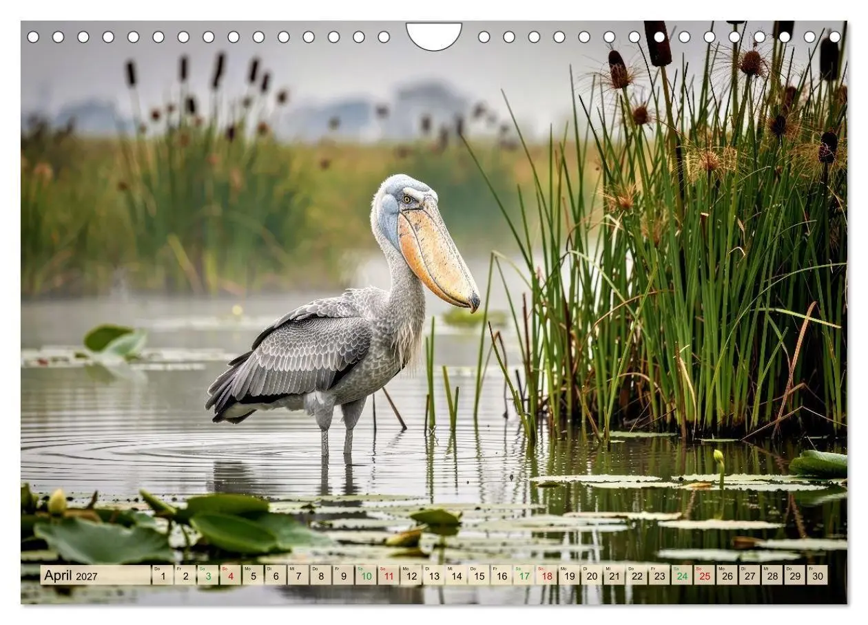 Bild: 9783516784794 | Schuhschnabel Vogel (Wandkalender 2027 DIN A4 quer), CALVENDO...