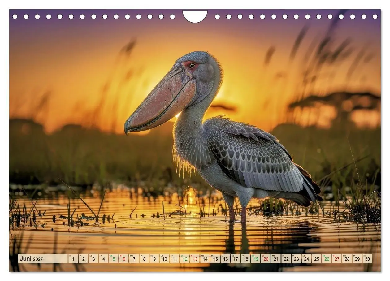 Bild: 9783516784794 | Schuhschnabel Vogel (Wandkalender 2027 DIN A4 quer), CALVENDO...