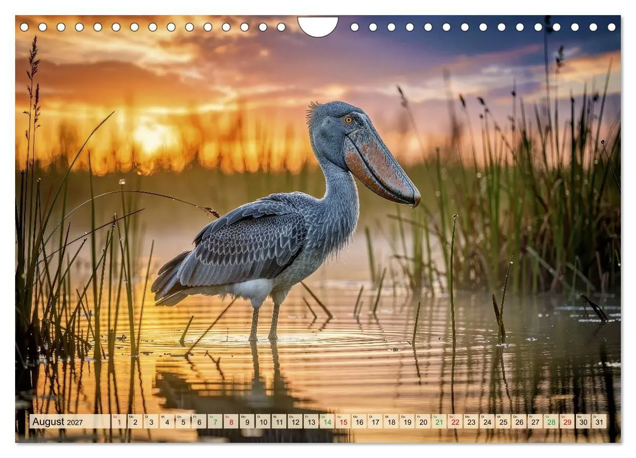 Bild: 9783516784794 | Schuhschnabel Vogel (Wandkalender 2027 DIN A4 quer), CALVENDO...