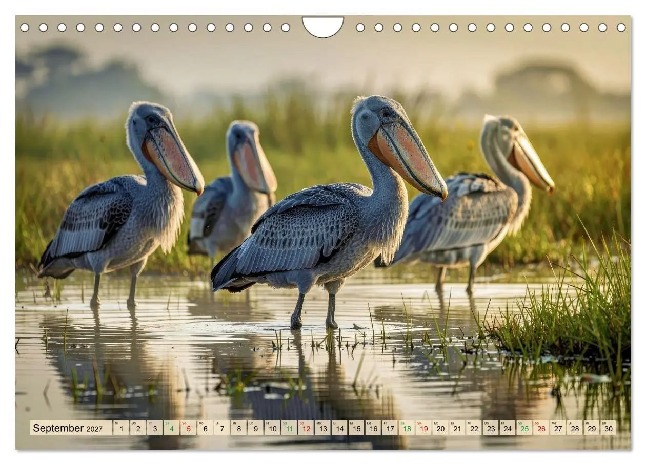 Bild: 9783516784794 | Schuhschnabel Vogel (Wandkalender 2027 DIN A4 quer), CALVENDO...