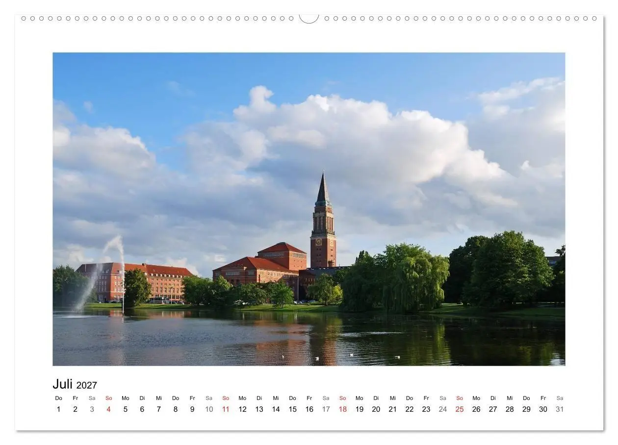 Bild: 9783594214794 | Kiel und Umland (Wandkalender 2027 DIN A2 quer), CALVENDO...