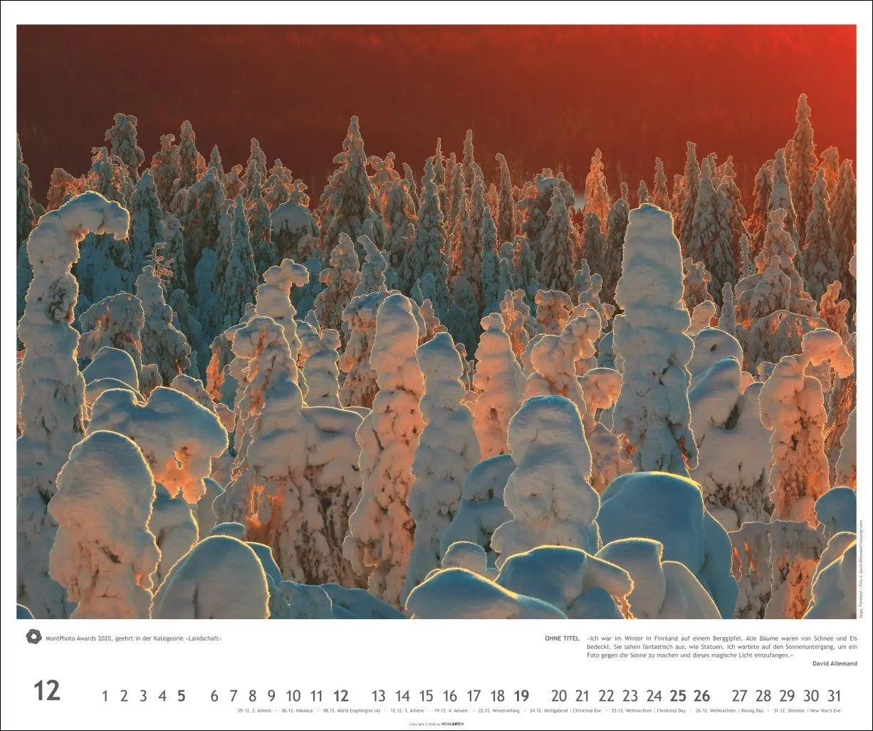 Bild: 9783839904794 | Meisterwerke der Natur 2027 - Preisgekrönte Naturfotografie | Kalender