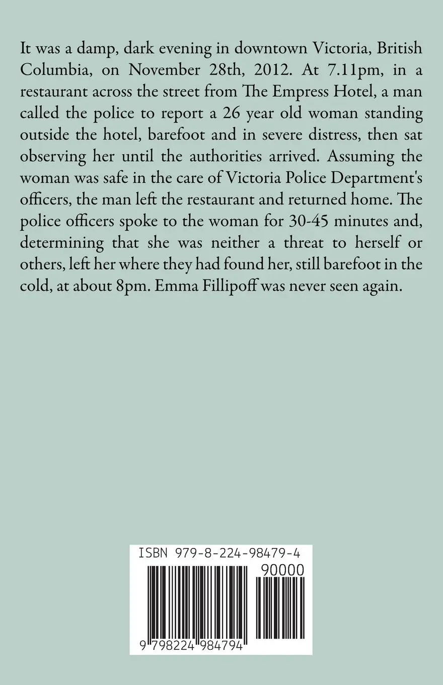 Rückseite: 9798224984794 | The Disappearance of Emma Fillipoff | Kirsten Jenner | Taschenbuch