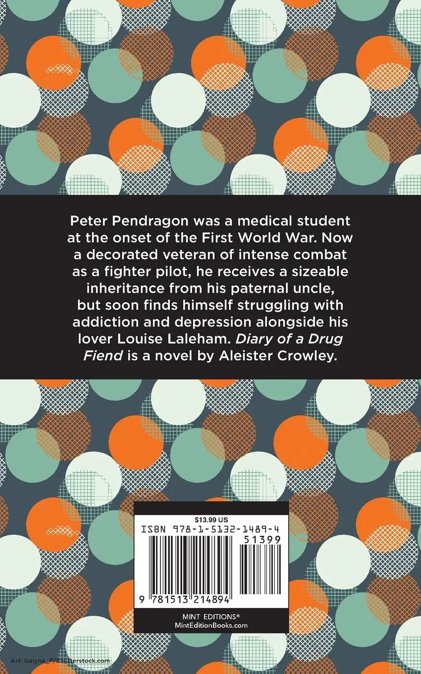 Rückseite: 9781513214894 | Diary of a Drug Fiend | Aleister Crowley | Taschenbuch | Englisch